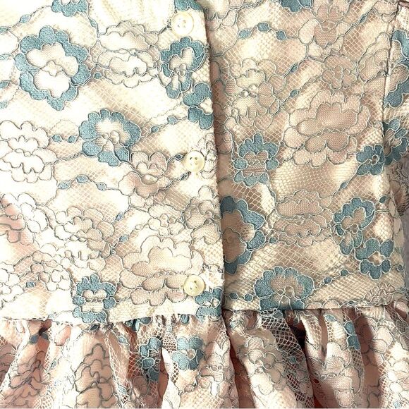 Mia & Mimi Infant Baby Adorable Pink and Blue Lace Dress with Bloomers NEW! - Picture 7 of 16